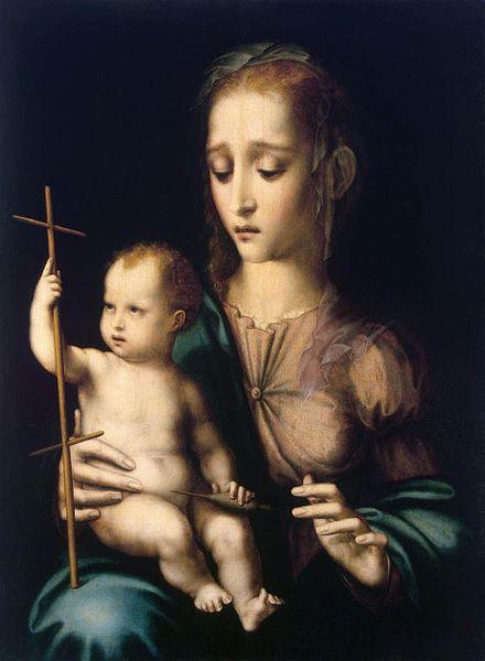 MORALES, Luis de Madonna with the Child oil painting image
